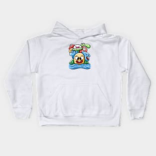 Monster Character Doodle Art Kids Hoodie